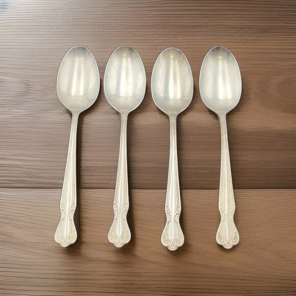 Rogers Brothers Daybreak Elegant Lady Set of 4 Tablespoons Reinforced Plate IS - Picture 1 of 6